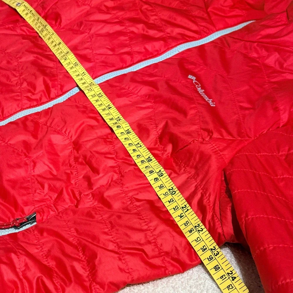 Columbia Sportswear Women L Red Bugaboo Omni-Heat Snow Ski Jacket Insulated
